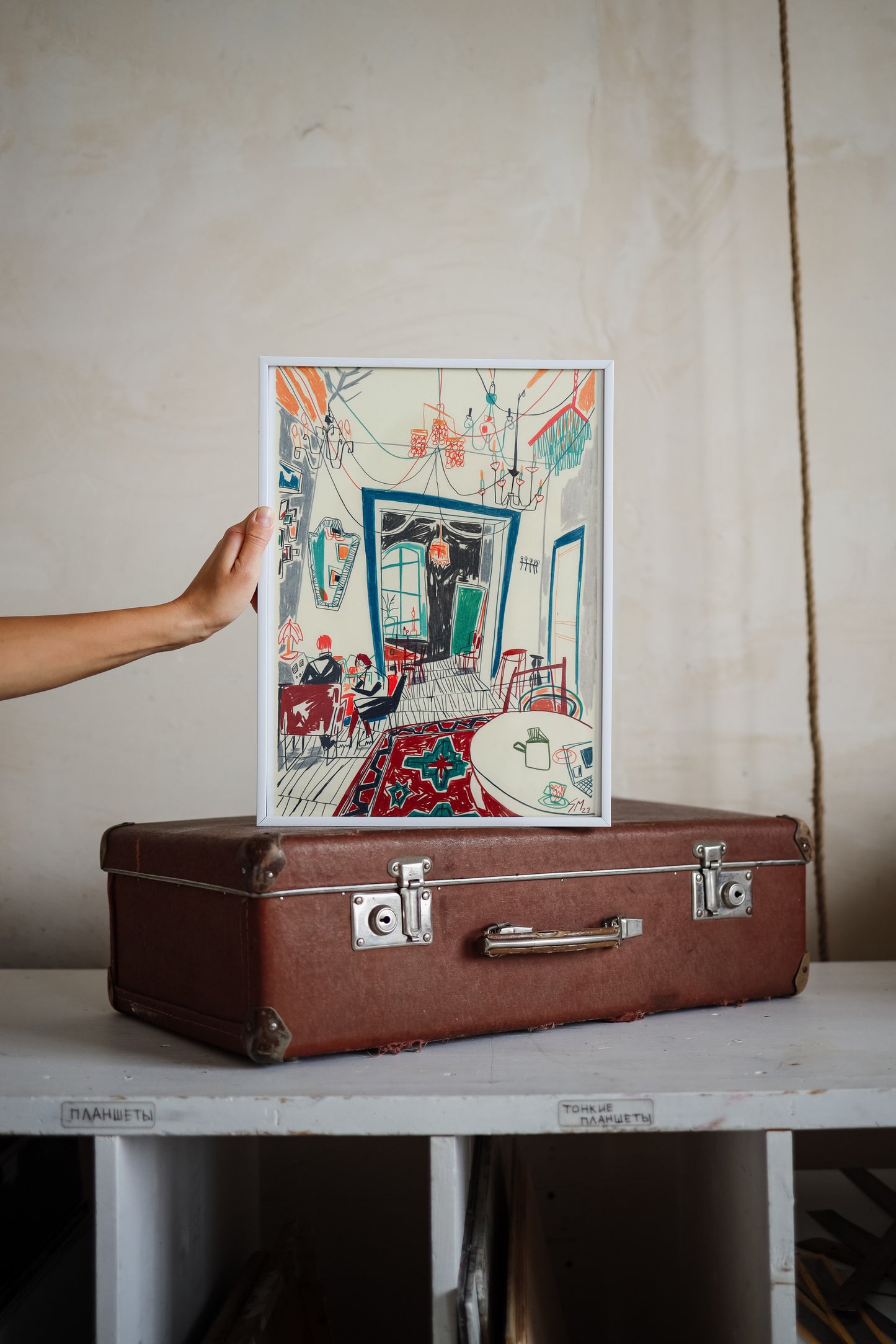 Authentic Armenian interior at Mirzoyan Library