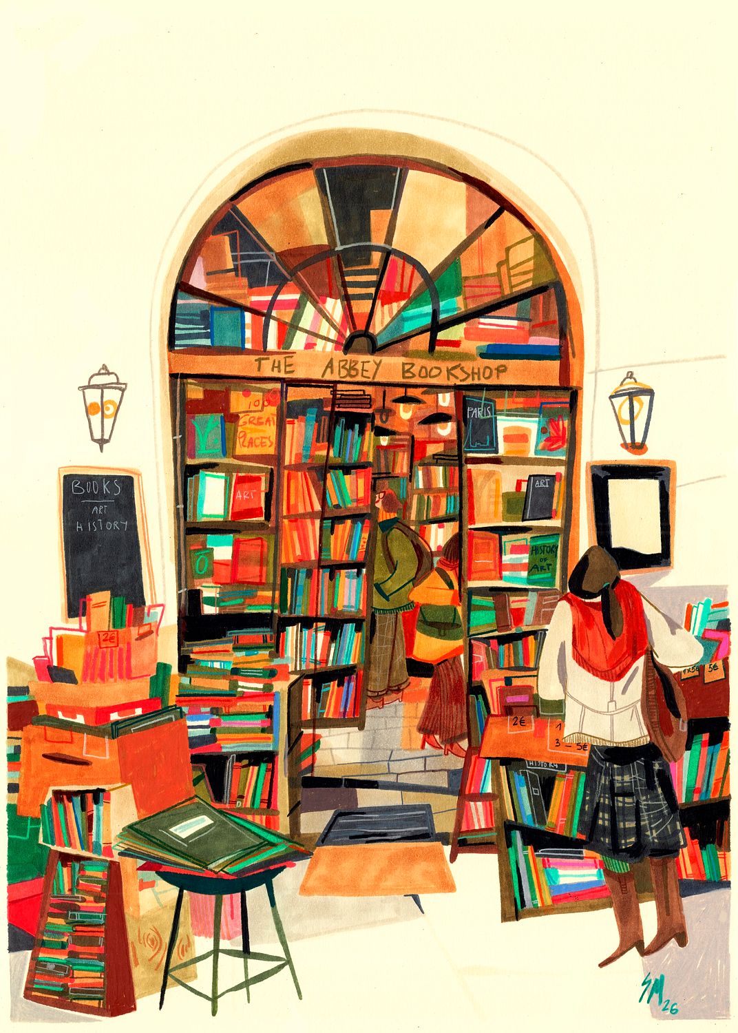 Sunday Morning at the Abbey Bookshop